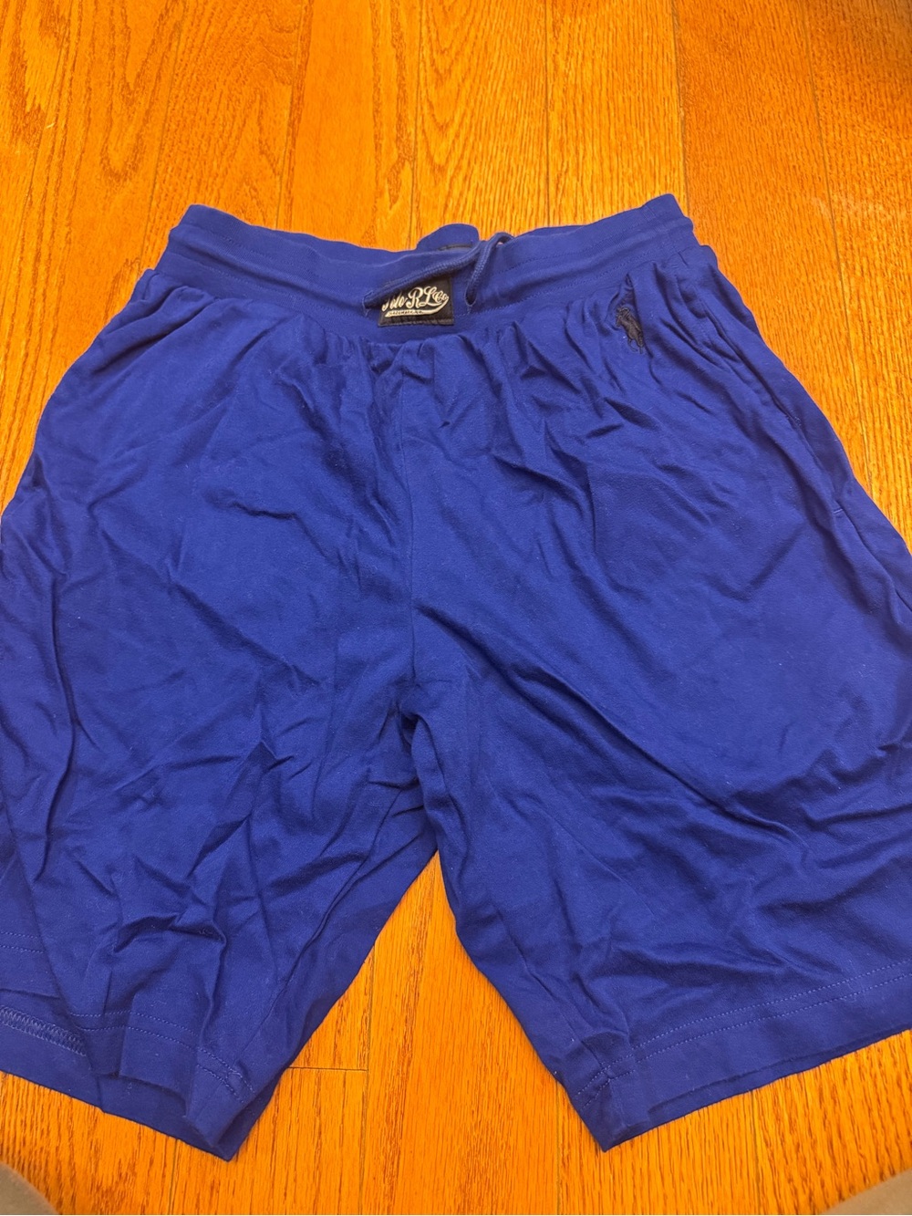 Ralph Lauren Blue Cotton-Blend Men's Pajama Shorts size small